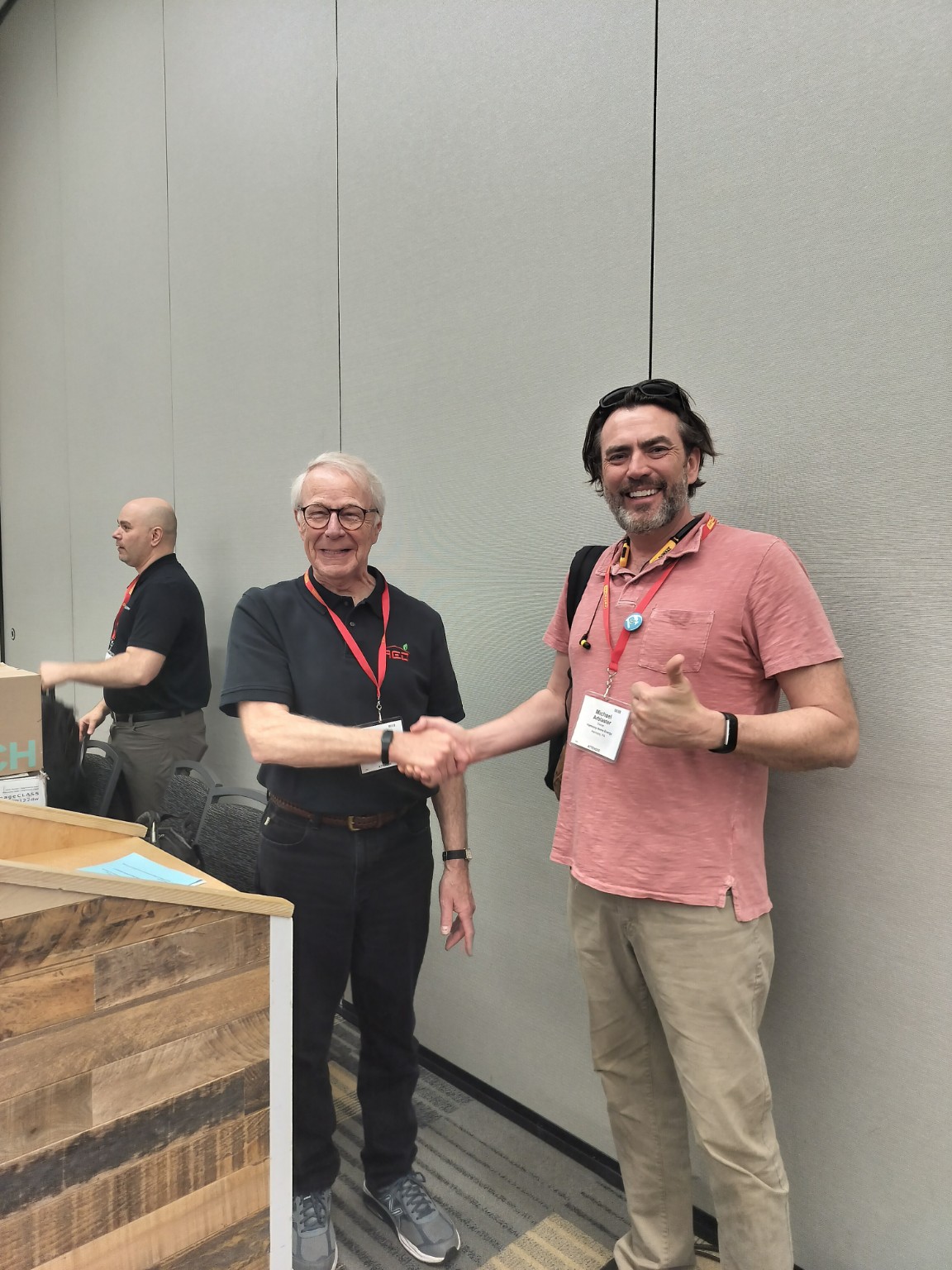 Harmony Home Energy team at a building-science industry event