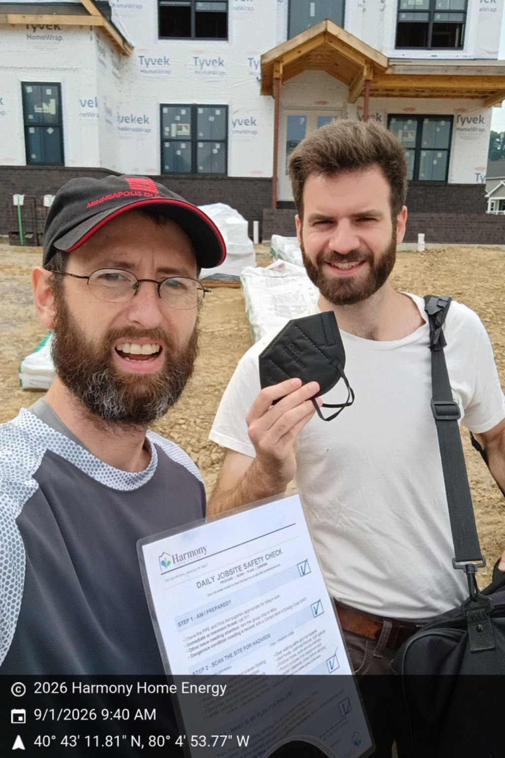 Harmony Home Energy team members working in the field